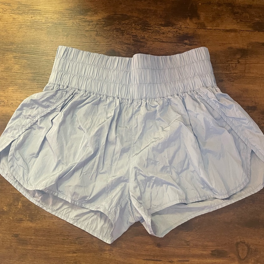 Alo Yoga Revival Light Blue Running Shorts w/ Built-In Liner – Size M